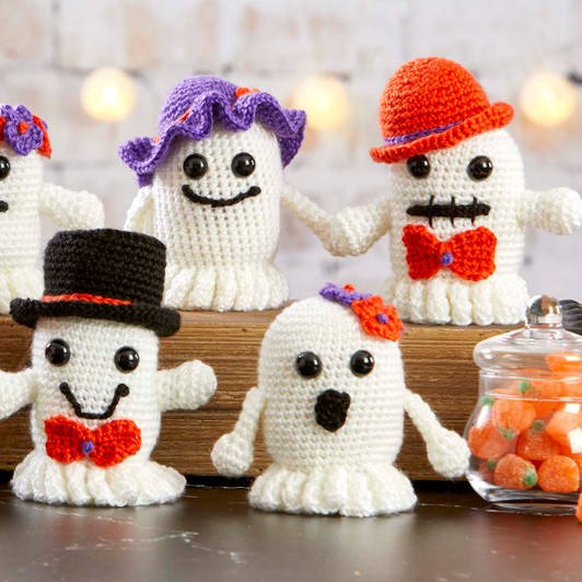 Herrschners Boo Buddy Ornaments Crochet Kit
