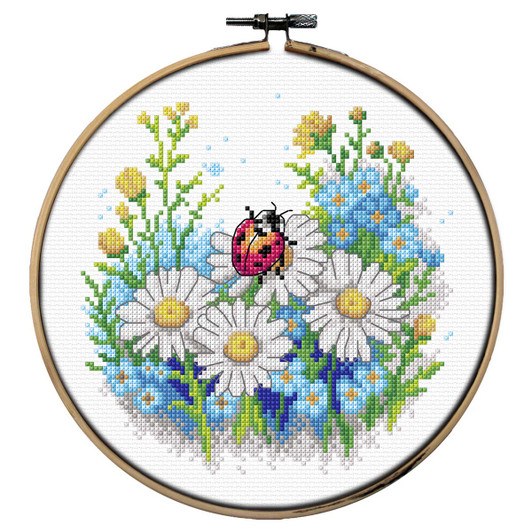 Orchidea Ladybug Counted Cross-Stitch Kit