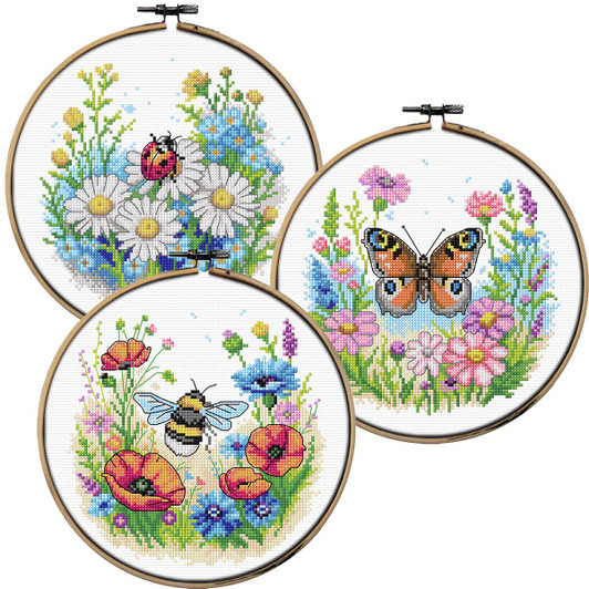 Orchidea Meadow Melodies CCS Counted Cross-Stitch Kit