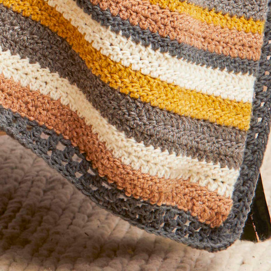 Herrschners Cozy Throw Crochet Kit