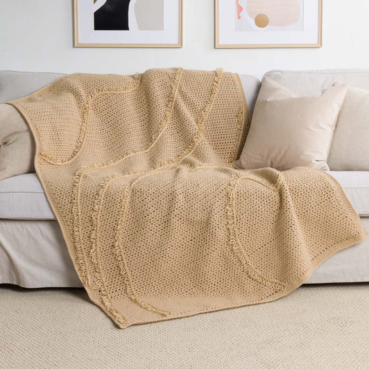 Caron Hidden Pathways Blanket Crochet Kit