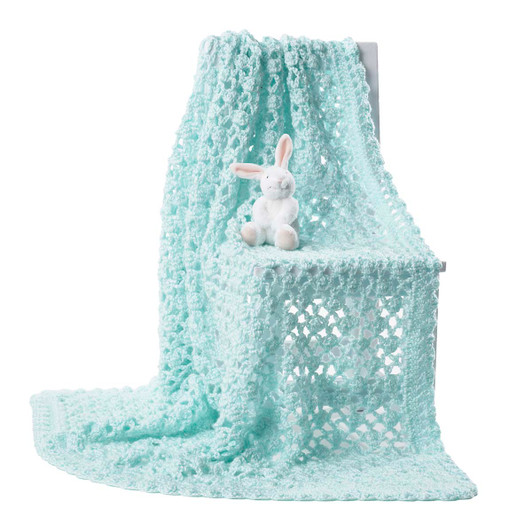 Bernat Airy Baby Blanket Crochet Kit