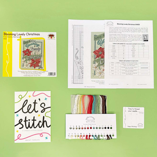 Bothy Threads Blooming Lovely Christmas Counted Cross-Stitch