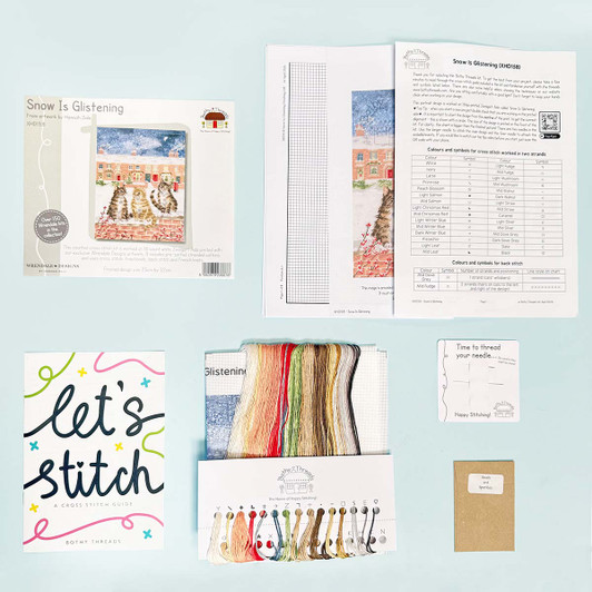 Bothy Threads Snow is Glistening Kit Counted Cross-Stitch