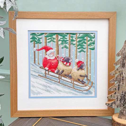 Bothy Threads Santa's Sled Squad Kit Counted Cross-Stitch