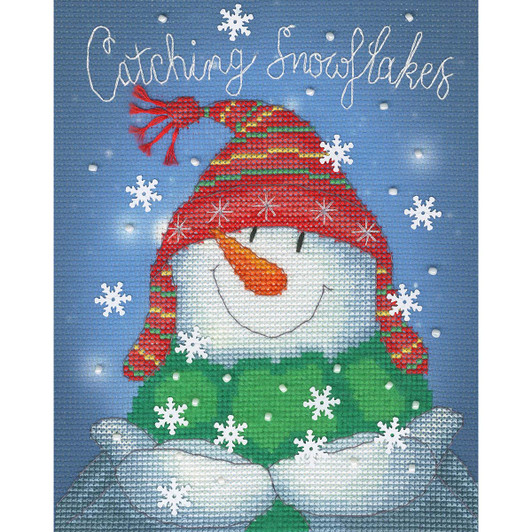 Bothy Threads Catching Snowflakes Kit Counted Cross-Stitch
