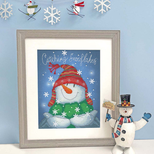 Bothy Threads Catching Snowflakes Kit Counted Cross-Stitch
