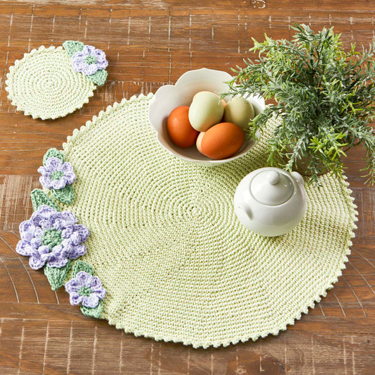 Willow Yarns Daisy Daydream Place Mat & Coaster Yarn Pack