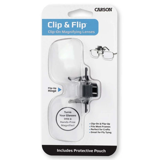 Carson Optical Clip&Flip 1.5X Clip on Magfy Lenses Magnifier