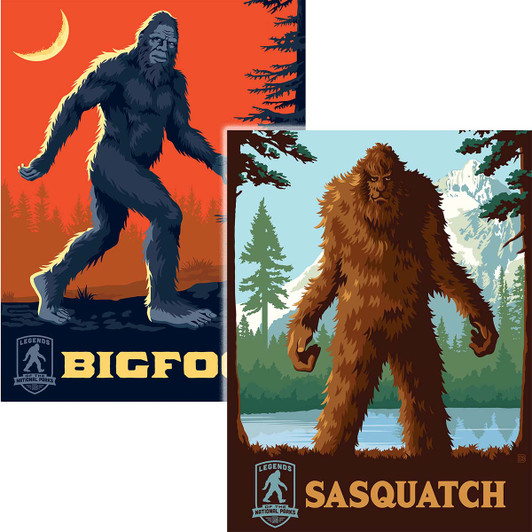 Masterpieces Puzzle Co Big Foot & Sasquatch, Set of 2 Jigsaw Puzzle