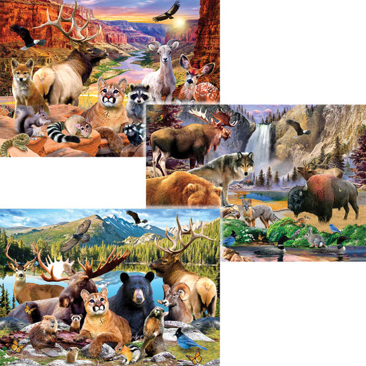Masterpieces Puzzle Co National Parks, Set of 3 Jigsaw Puzzle