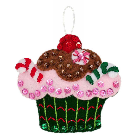 Bucilla Christmas Treat Classic Felt & Sequin Kit
