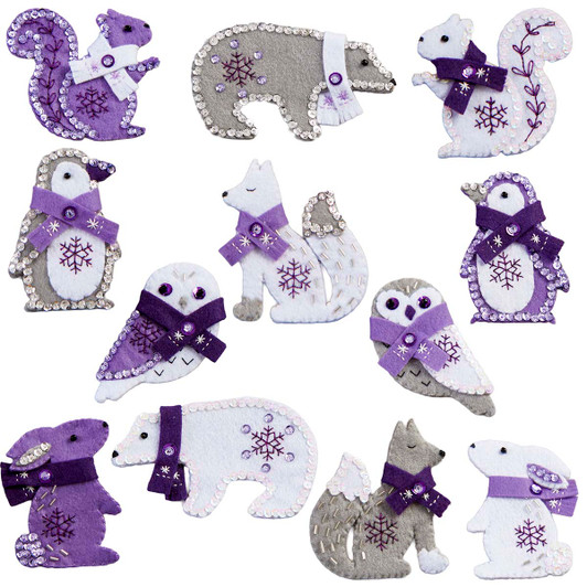 Herrschners Winter of Wonders Felt & Sequin Kit