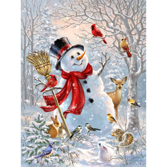 Diamond Art Club Frosty Forest Friend Diamond Painting