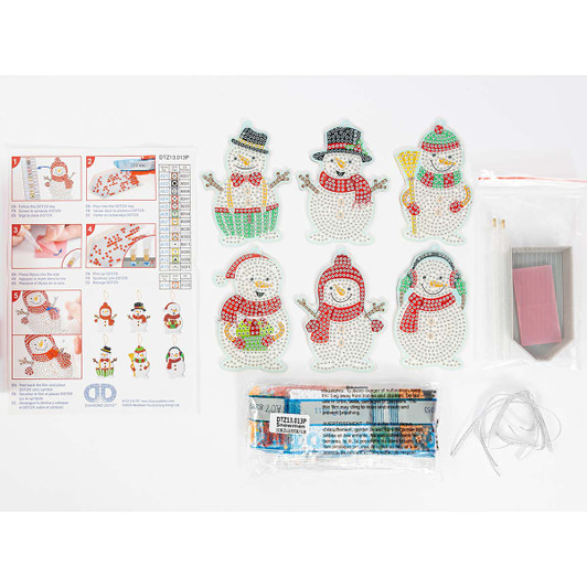 Diamond Dotz Holly Jolly Snowman Decorations Diamond Painting