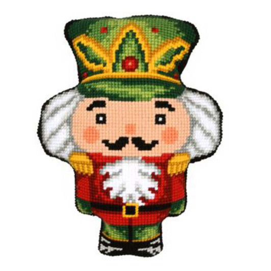 Vervaco Nuttcracker Cushion Needlepoint Kit