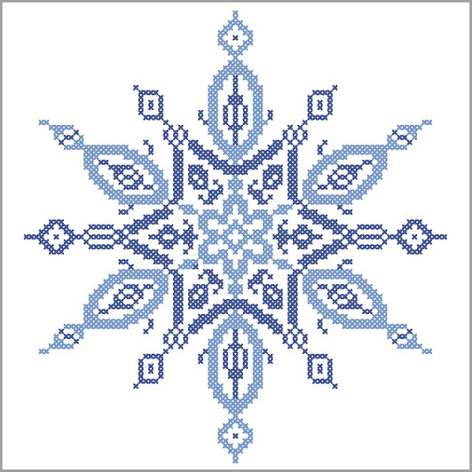 Herrschners Winter Flurry Quilt Blocks Thread Kit