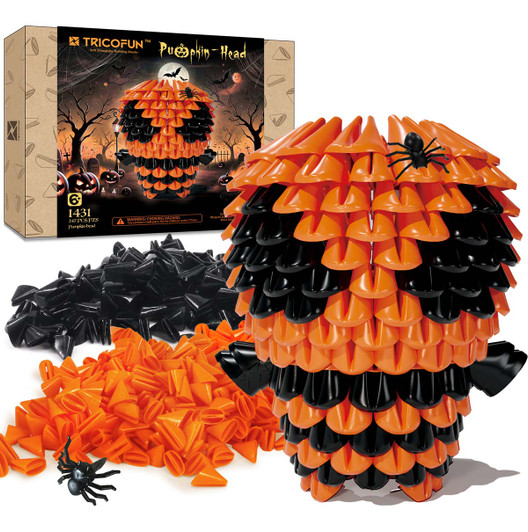 TRICOFUN  Pumpkin Head Building Kit Model