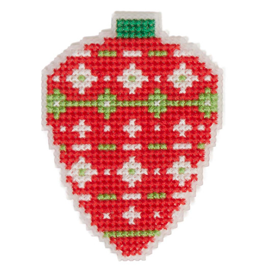 Herrschners Jolly Christmas Ornaments Counted Cross-Stitch Kit