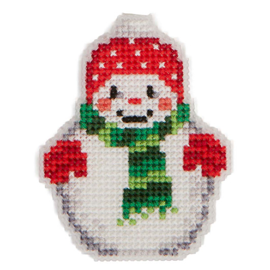 Herrschners Jolly Christmas Ornaments Counted Cross-Stitch Kit