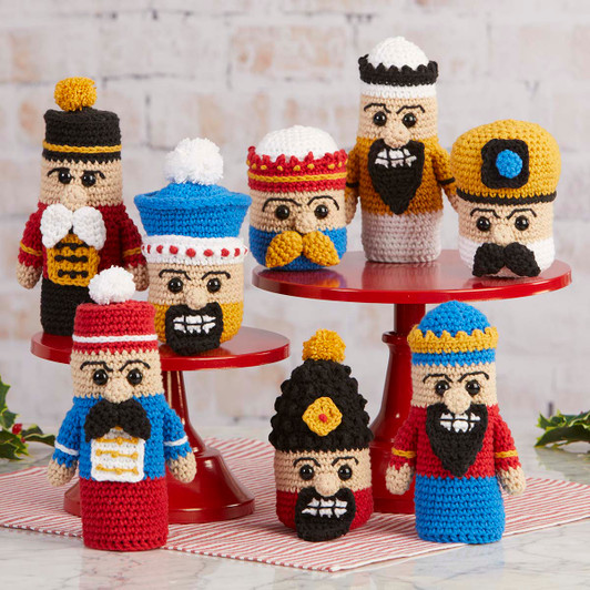Herrschners Nutcracker Noel Ornaments Crochet Kit