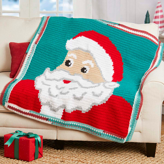 Herrschners Jolly Ol' Throw Crochet Kit