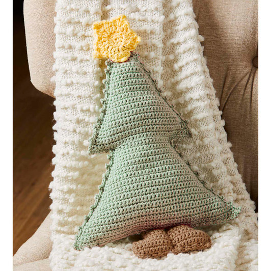Herrschners Starry Spruce Pillow Free Download