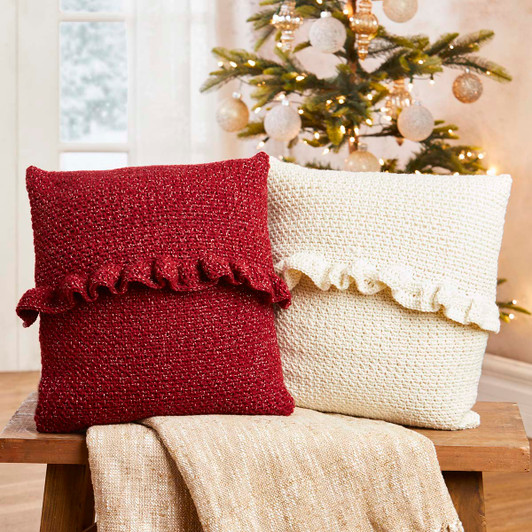 Herrschners Holiday Frill Pillows Free Download