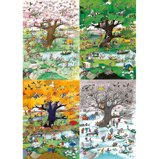 Heye  Blachon, 4 Seasons Jigsaw Puzzle