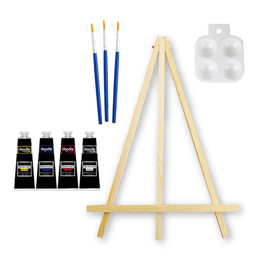 Doodle Fun Deluxe Easel & Paint Set