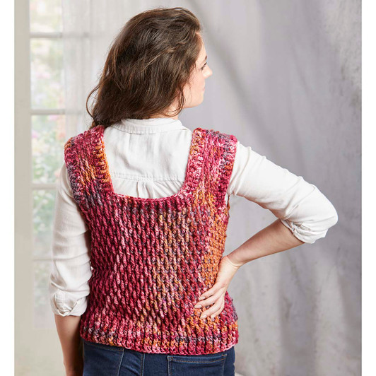 Herrschners Strata Vest Crochet Kit