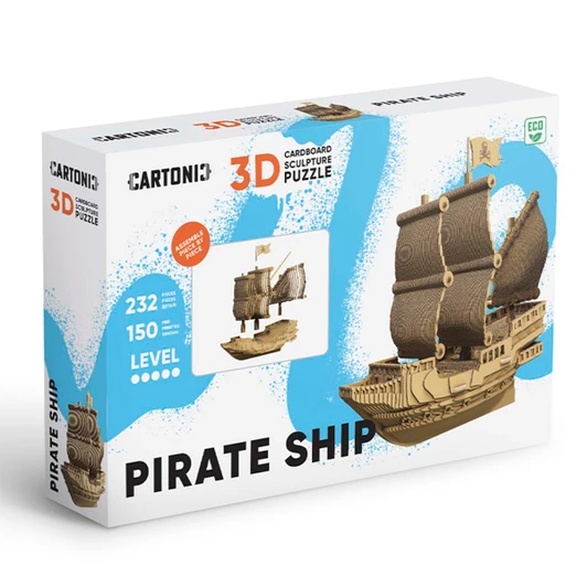 Cartonic Pirate Ship Model