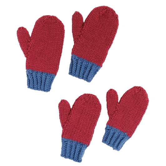 Red Heart Bold Mittens Knit Kit