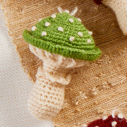 Herrschners Toadstool Ornaments Crochet Kit