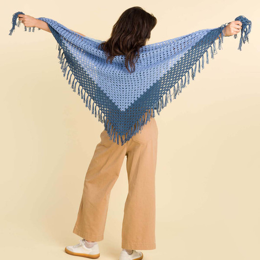 Caron Going Granny Shawl Crochet Kit