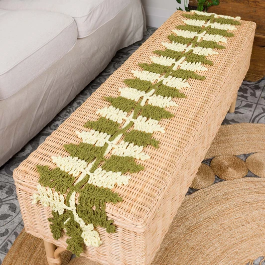 Bernat Fern Table Runner Crochet Kit