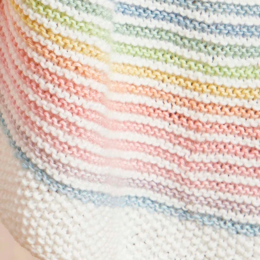 Herrschners Lullaby Love Blanket Knit Kit