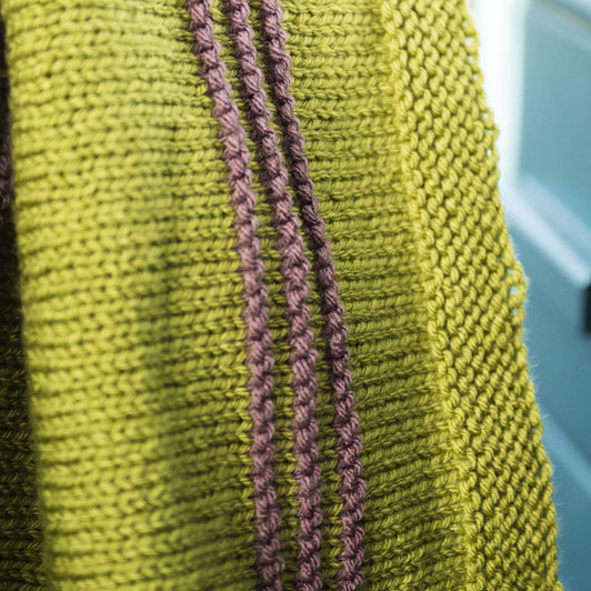 Lion Brand Fairfield Afghan Knit Kit