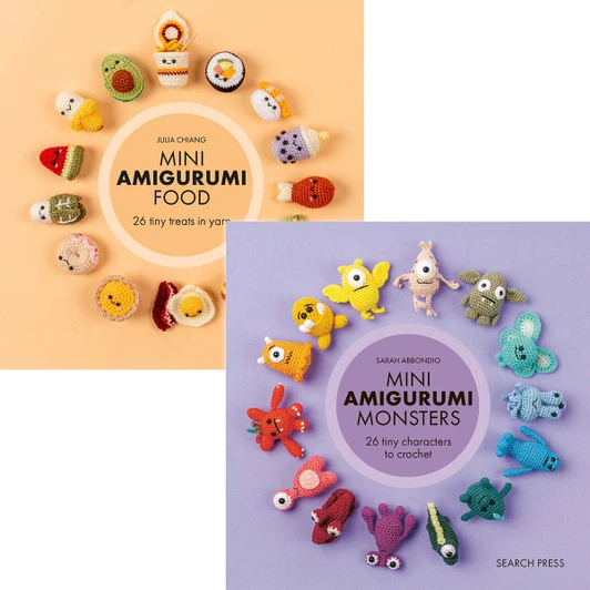 Mini Amigurumi Food & Monsters-Buy Both Crochet Book