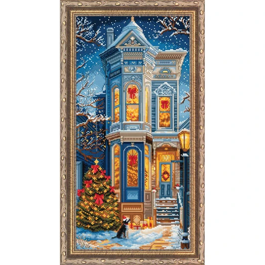 Letistitch Victorian Christmas Counted Cross-Stitch Kit