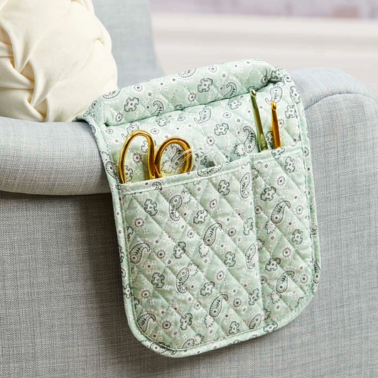Herrschners Petite Paisley Quilted Armchair Organizer Accessory