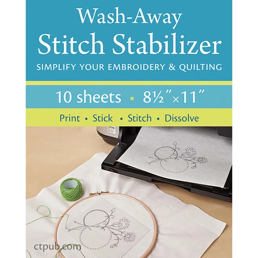 Simon & Schuster Wash-Away Stitch Stabilizer Accessory