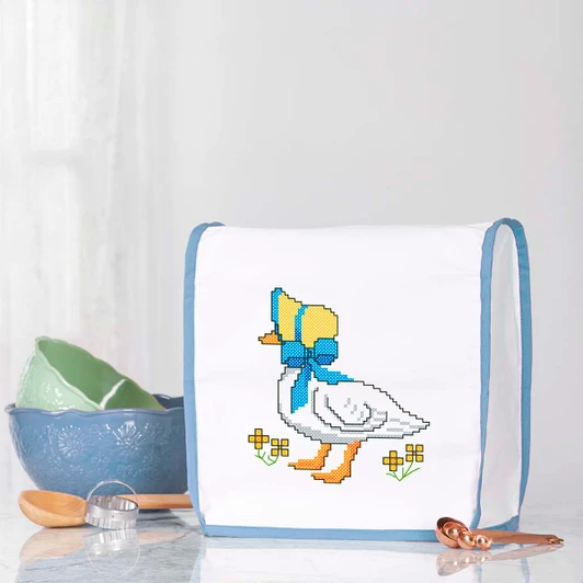 Herrschners County Goose Mixer Cover Stamped Cross-Stitch Kit