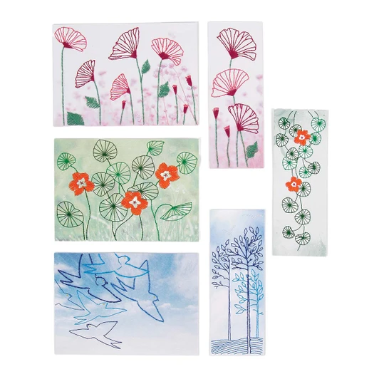 DMC Nature Cards Embroidery Kit