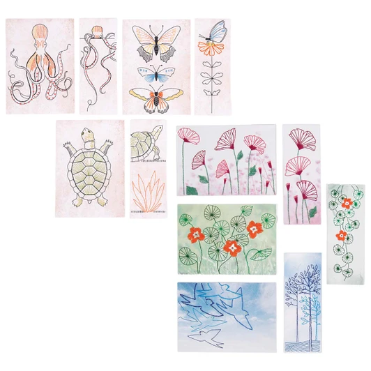 DMC Nature & Animal Card Sets Embroidery Kit