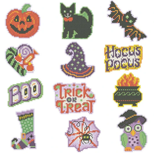 Herrschners Be-Witching Pals Counted Cross-Stitch Kit
