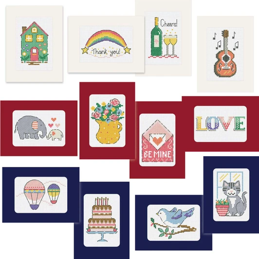 Herrschners Special Wishes Greeting Cards Counted Cross-Stitch Kit