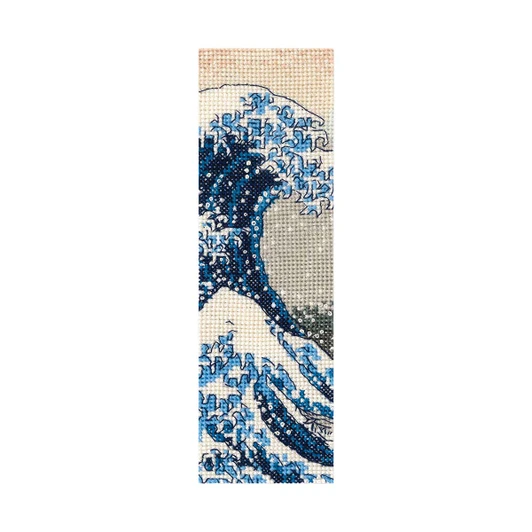 DMC The Great Wave Bookmark Counted Cross-Stitch Kit
