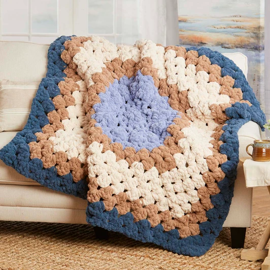 Soho Massive Motif Throw Crochet Kit