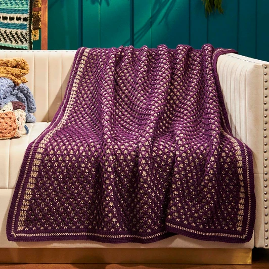 Premier Below the Fade Throw Crochet Kit